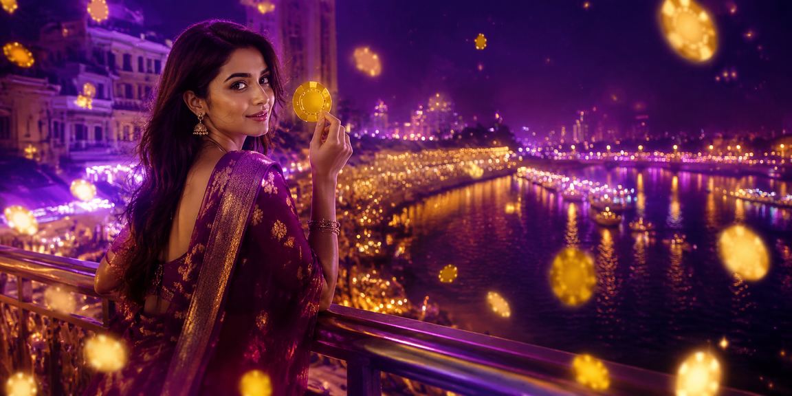 রাজশাহীতে নিয়ন আলোয় ডিপোজিট প্রক্রিয়া মোবাইলে সম্পন্ন করছেন একজন খেলোয়াড়