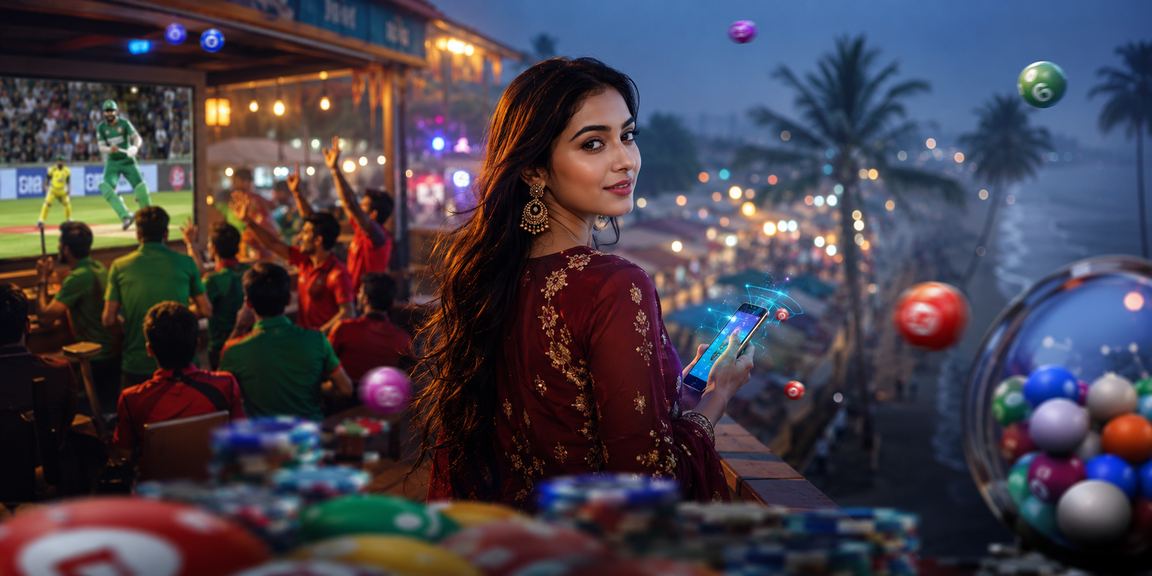রংপুরে সৈকতে ক্রিকেট বেটিং প্ল্যাটফর্ম ব্যবহার করছেন একজন খেলোয়াড়